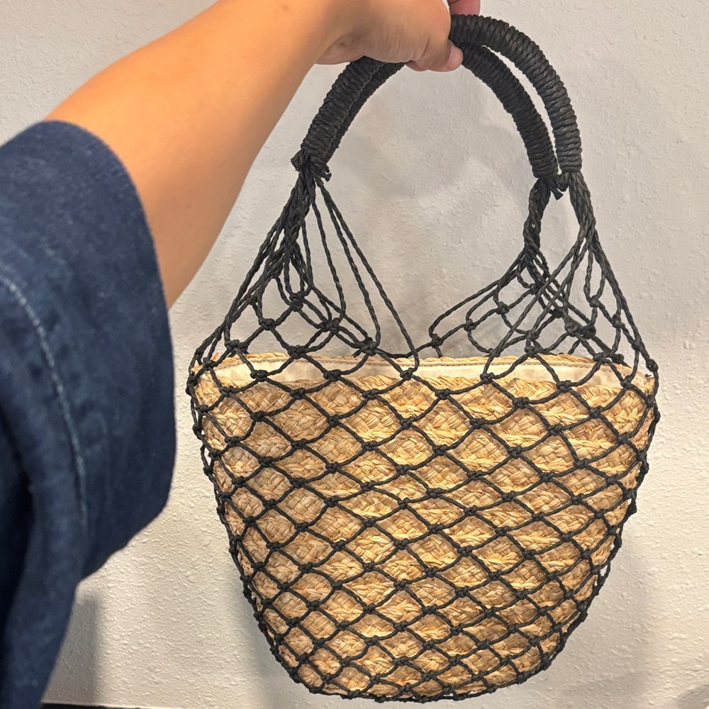 J. Crew Sedona straw bag
